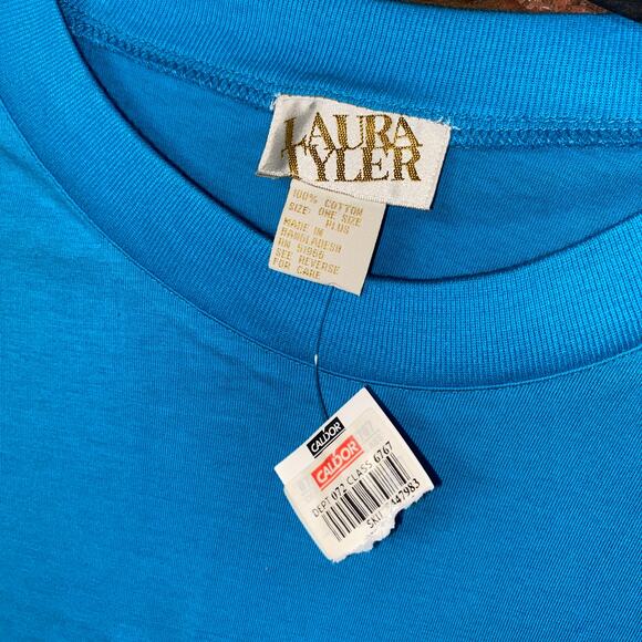 NWT Vintage Laura Tyler Plus Size Moo Moo Tee Sleep Shirt Women's Plus One Size - Picture 4 of 5